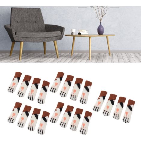 Möbelbeinschoner mit Katzenpfotenabdruck – 20 dicke Stück für Beine von 7 bis 18 cm (1/5)