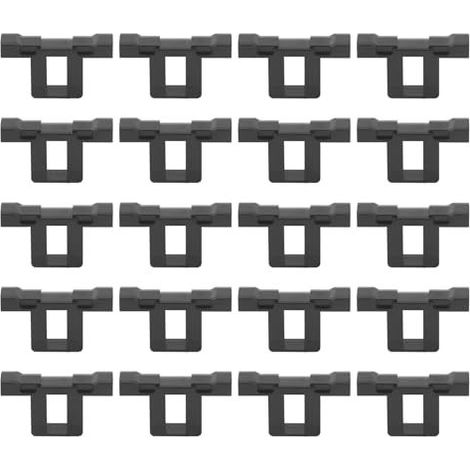 Lntyq Lot de 20 clips de drainage de l'eau pour panneaux solaires PV Modules de nettoyage 30 mm Clip pour évacuation de l'eau