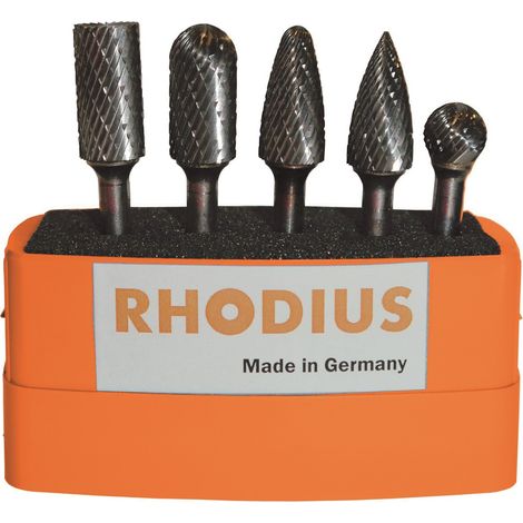 RHODIUS - Coffret de 5 fraises - 15447 - Ce produit de marque TOPCAR est neuf.