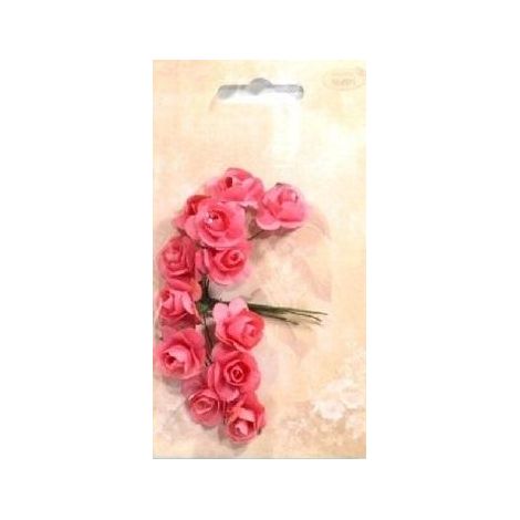 Rosas de papel, 12 unidades