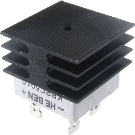 Rectificador Puente 50A 1000V con disipador