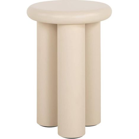 table dappoint beige design contemporain pour salon élégant - beige doux contemporain (1/2)