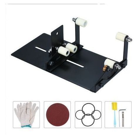 Kit de Coupe pour Bouteille en Verre réglable Outil de Bricolage, Ensemble de Machine de découpe en Acier Inoxydable pour vin bière Alcool Whisky Alcool Champagne Bouteilles Rondes de Soda (1/5)