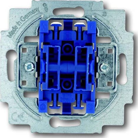 Busch-Jaeger Serienschalter-Einsatz 10A, m.Beleuchtung 2000/5 USGL (1/3)