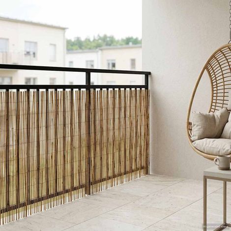 Teenpull – Gartenzaun Kohlenstoff 1000 x 90 cm Schilf (1/5)