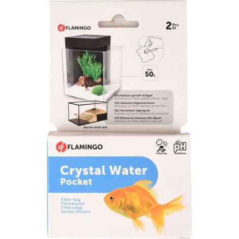 Absorbe les nitrates nocifs CRYSTAL WATER MAX 50 L - Flamingo (1/2)