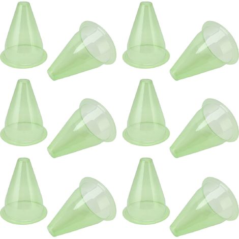 Lot de 12 cloches de jardin multifonctionnelles en plastique, protégeant les plantes du gel et des oiseaux. (1/5)