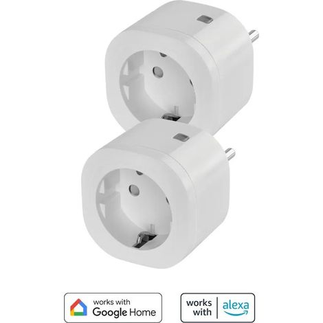 Prise intelligente Omajin compacte blanche 3680 W