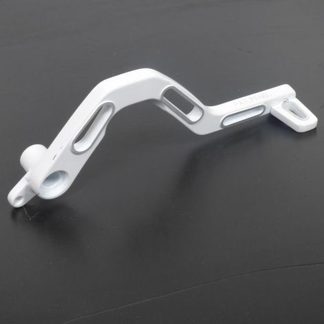 Pédale de frein Replay pour moto Derbi 50 Senda alu blanc Neuf (1/2)