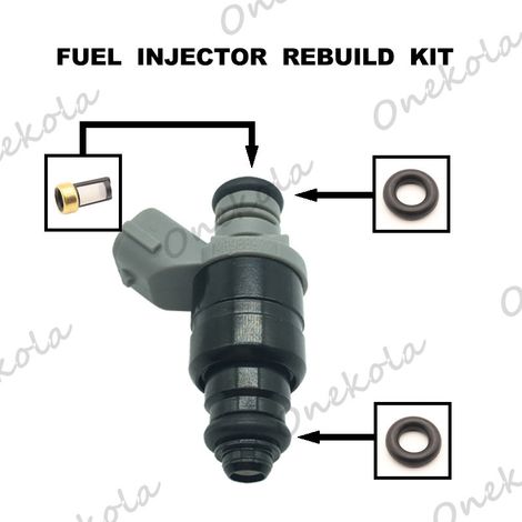 Joint d'étanchéité applicable au kit de réparation d'injecteur de carburant Mitsubishi Southeast Lingyue Golan MR988977 (1/2)