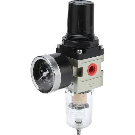 Filtre Régulateur en Alliage d'Aluminium Séparateur Eau Huile Pneumatique Pièces (1/5)