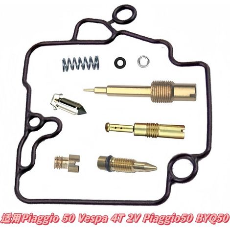 Vergaser-Reparatursatz für Piaggio 50 Vespa 4T 2V Piaggio50 BYQ50