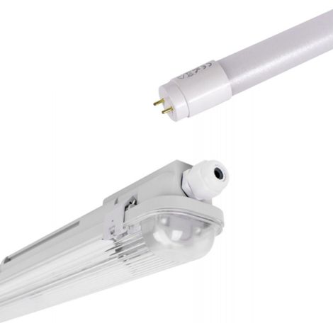 Kit Pantalla Estanca 150cm + Tubo LED T8 24W - 6000K