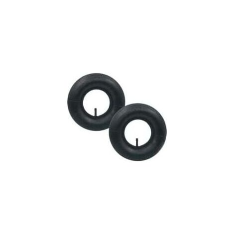 2 pièces 4.10/3.50-4 Chambre à air Pneu TR-13 Valve Droite pour Diable, Chariot, Chariot à Main, Chariot de Jardin, Tondeuse à Gazon--INHHUB (1/4)