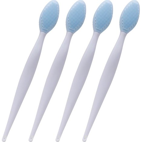 Brosse Exfoliante Pour Levres En Silicone - Double Face - Pour Levres Plus Lisses Et Plus Pleines - 1 Piece (1/5)