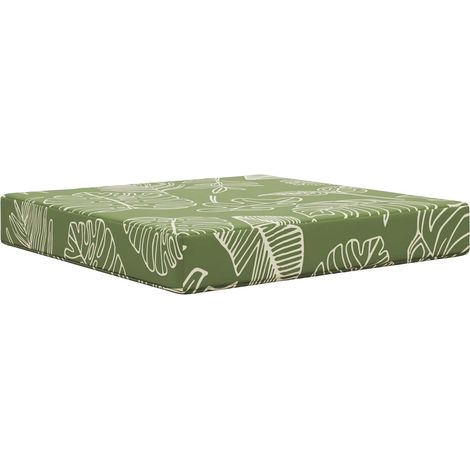 Coussin de canapé d'extérieur Modèle feuille 60 x 60 x 8 cm