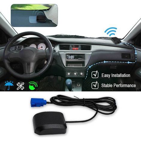 1 set. Colour: Black. Material: Plastic. Universal GPS car antenna. (1/5)