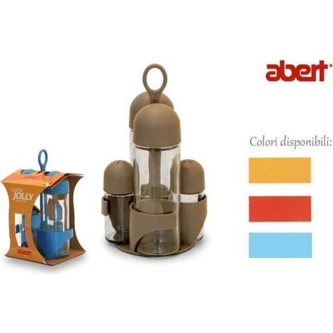 Abert 134102 Oliera Jolly Menage 4pz Tortora