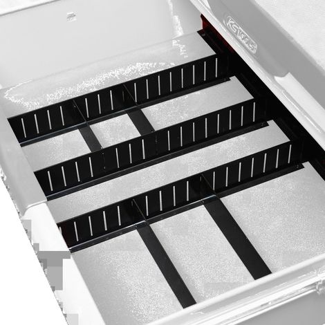 KS Tools - Jeu de séparateurs pour tiroirs ULTIMATE 23pcs - 809.9940