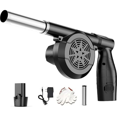 Soplador de aire portátil recargable y potente para barbacoas, camping, reparación electrónica, eliminación eficiente del polvo, soplador eléctrico de mano. (1/5)