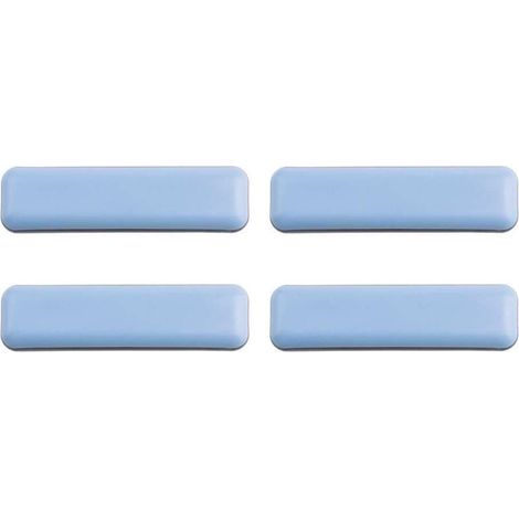 Lot de 4 patins glisseurs téflon autocollants 19 x 70 mm – Protection sol parquet – Réduit frottements et rayures – Pour meubles (1/2)