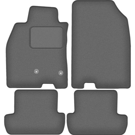 Tapis de sol graphite pour Renault Megane III berline, coupé, grand tourisme, break (2008-2015)