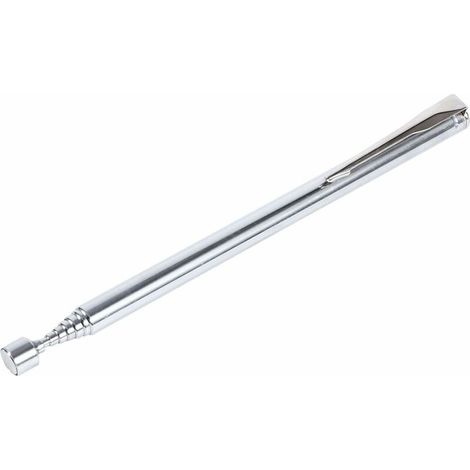 Portable magnétique télescopique facile ramasser le bâton de Rod prolongeant l'outil tenu dans la main d'aimant(Silver)