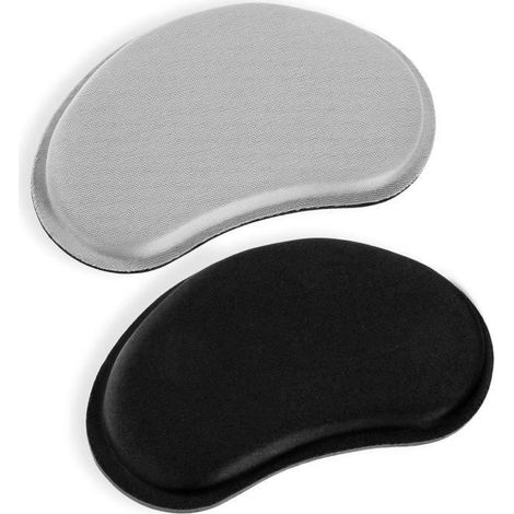Lot de 2 repose-poignets ergonomiques antidérapants en mousse à mémoire de forme - Soulagement du poignet - Pour les jeux, le bureau (1/4)