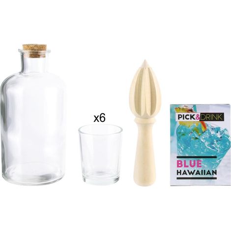 Coffret Cocktail 9 Pièces "Rhumerie" 16cm Transparent (1/4)