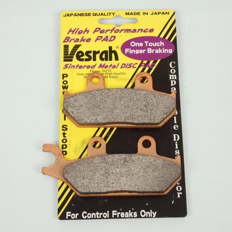 Plaquette de frein Vesrah pour moto Yamaha 600 XTE 1989 à 2003 AV (1/2)