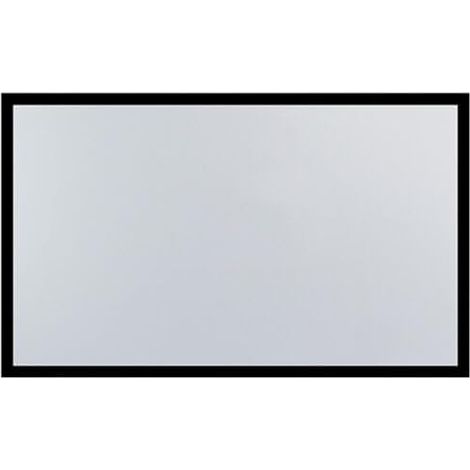 Écran de projection 16:9 à cadre fixe en aluminium de 130 pouces, HD, large zone de projection, sans distorsion, flexible, installation simple, blanc, pour home cinéma, films, salon, chambre, jeux vid
