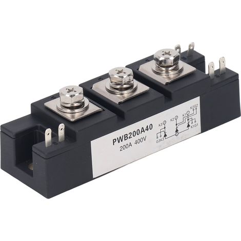 Leistungsthyristormodul mit schneller Wärmeableitung, Kupferplatten-Thyristor-Gleichrichtermodul für Schweißmaschinen, 400 V (1/5)