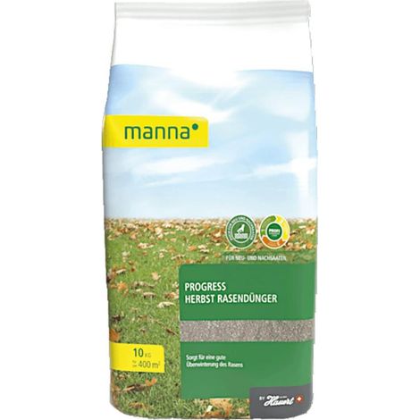 Manna Progress engrais pour gazon d’automne 10 kg engrais à gazon, automne, engrais d’automne