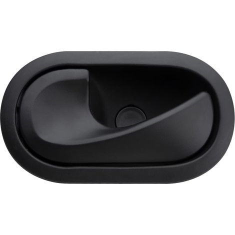 Poignée de porte intérieure gauche côté conducteur avant ou arrière pour Duster Logan Sandero Citan Interstar Clio 3 Kangoo 2 Master Megane Scenic Twingo mode 8200028487 (noir mat) (1/5)