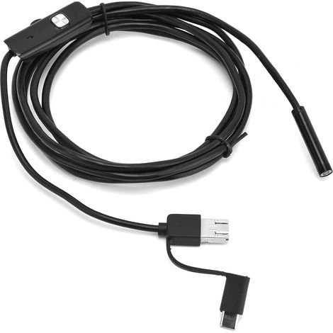 USB-Boreskop-Endoskop, 8 mm, 6 LEDs, stufenlose Dimmung, IP67 (1/5)