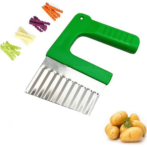 Couteau tranche-légumes pour pommes de terre, outil de coupe axial pour cuisine, accessoire de découpe (1/5)