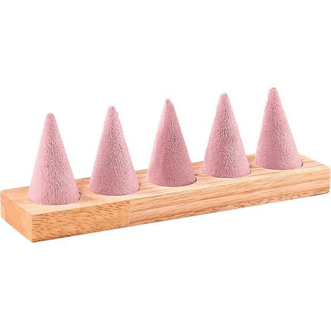 Présentoir à bagues en forme de cône, support à bijoux tendance et pratique pour anniversaire, dortoir, maison et magasins de détail-5 (1/5)