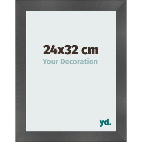 yd. - Cadre photo 24x32 - Noir Mat - MDF - Pisa (1/5)