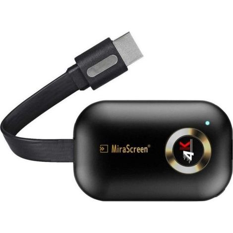 4K 5G WiFi Affichage HDMI Récepteur Adaptateur, MiraScreen Streaming TV Stick Convertisseur Support Airplay/Miracast/DLNA (1/4)