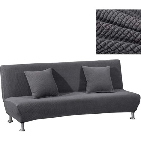 Housse de canapé sans accoudoirs housse stretch housse pour canapé lit (1/4)