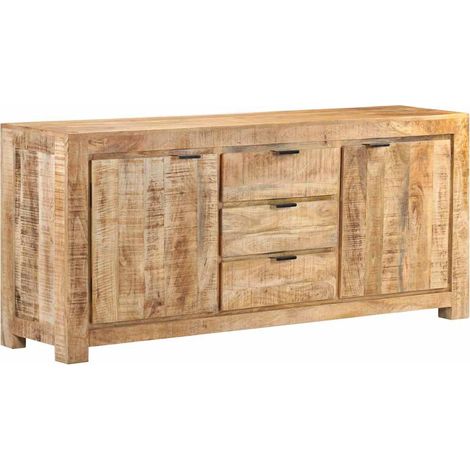 vidaXL Buffet 175x40x75 cm Bois de manguier brut (1/5)