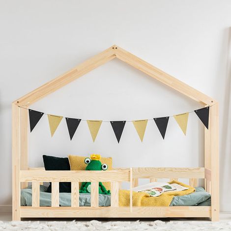 Cama cabina 70x140 con somier Amandine Bois (1/4)