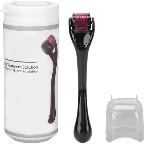 Rouleau de massage micro-aiguilles 540 pointes, exfoliation cutanée indolore, manche ergonomique, 0,5 mm, soin peau à domicile (1/5)