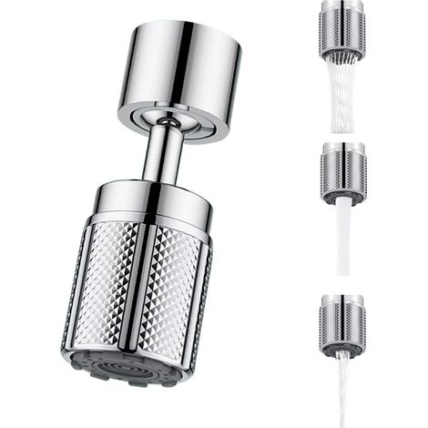 720°Pivotant Cuisine Mousseur Robinet 3 Modes Economie Eau Mousseur Robinet cuisine Pour M22 M24 aérateur Robinets Brise jet Robinets Pour Éviers de Cuisine Salle de Bain lavabo (1/5)