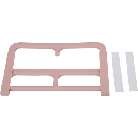 Porte-Chaussures En Plastique Double Couche - Support Mural Auto-Adhésif - Organisateur Pour Sandales Et Chaussons - Installation Sans Perçage - Lot De 1 (1/5)