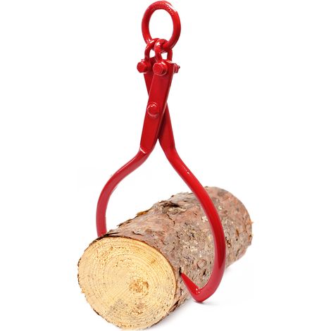 Wiltec Pinza forestale per legna e tronchi fino a 635 mm 1100 kg di forza di trazione 2 artigli