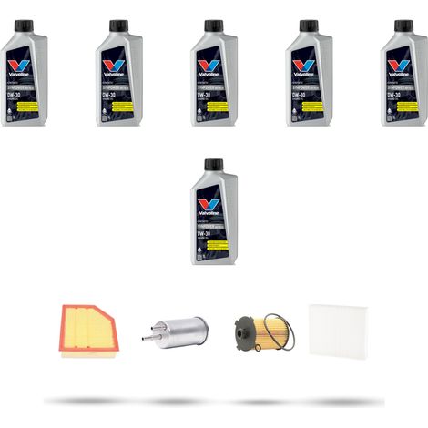 Kit tagliando 4 FILTRI e 6L OLIO compatibile con Volvo V40 II V40 Cross Country Dal 2.0 T2 90kw 2015 (1/5)
