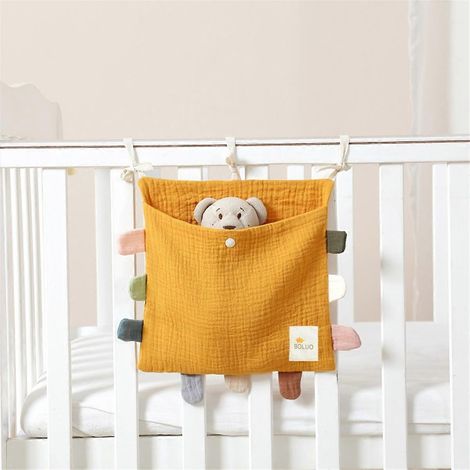 Babybett-Organizer, Baumwoll-Bettaufbewahrungstasche K--