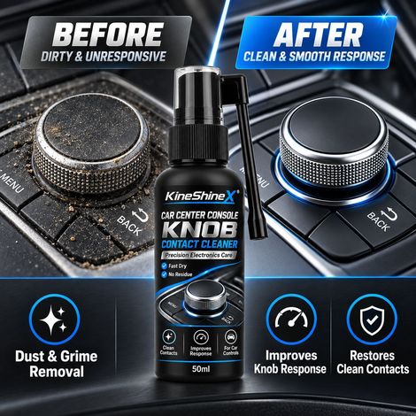 KineShineX Car Center Console Knob Contact Cleaner & Precision Electronic Contact Cleaning Spray (1/4)