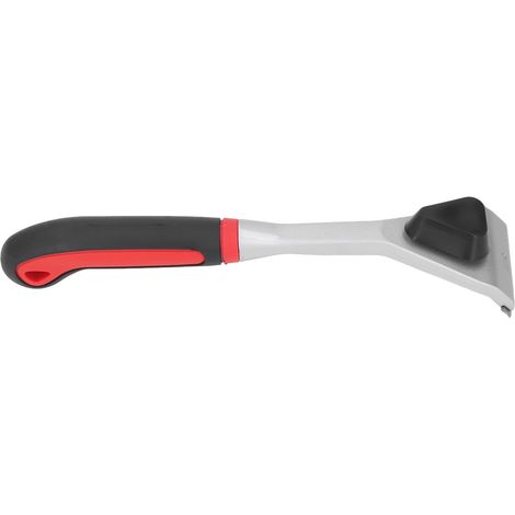 Grattoir en carbure outil ergonomique polyvalent poignée TPR pour peinture murale colle à bois résine (1/5)